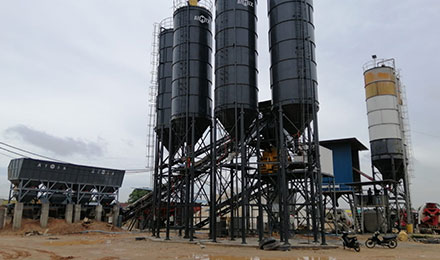 В Индонезии работает бетонный завод